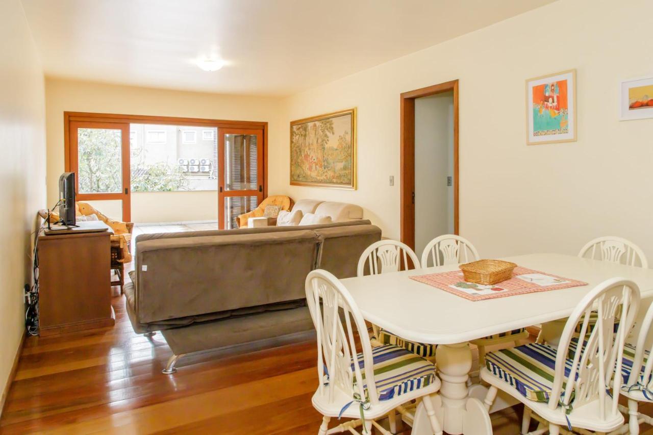 Apartamento Amplo E Aconchegante Na Av Das Hortencias No Centro De Gramado Bagian luar foto